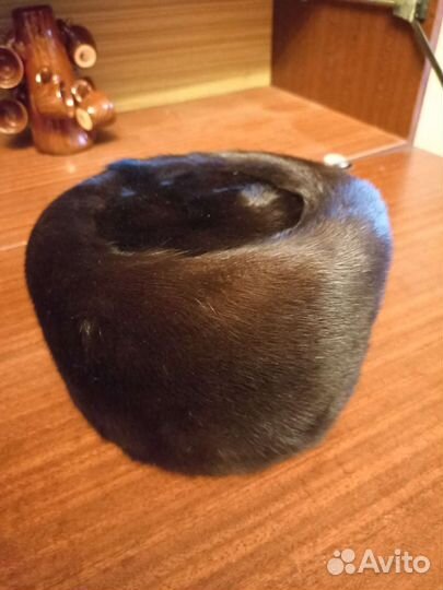 Норковая шапка мужская