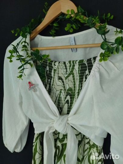 Комбинезон этно, зеленый