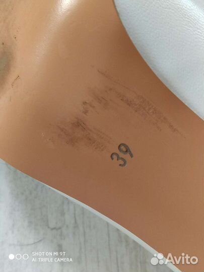 Свадебные туфли 39