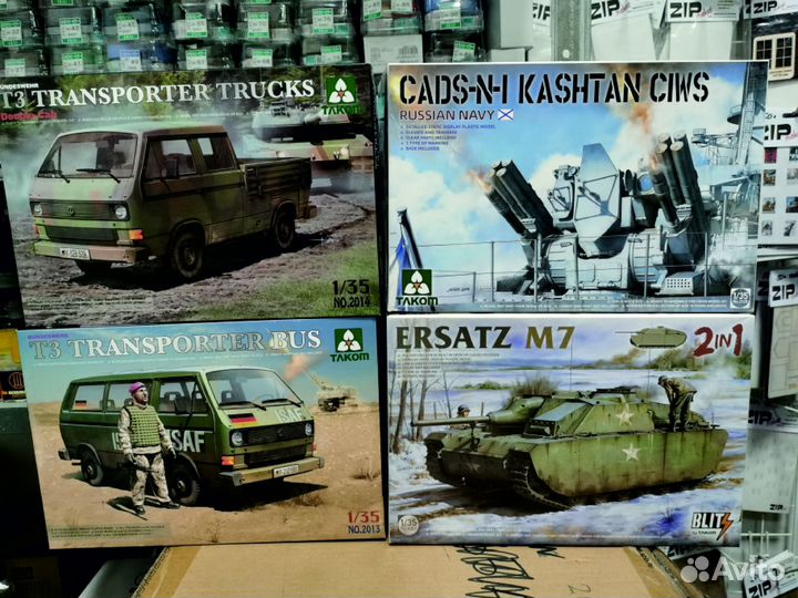 Сборные модели takom