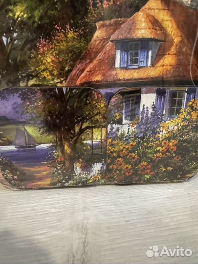 Доска разделочная и подстаканники