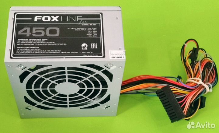 Блок питания Foxline 450W 80 plus