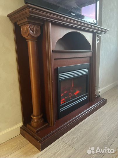 Электрический камин с порталом