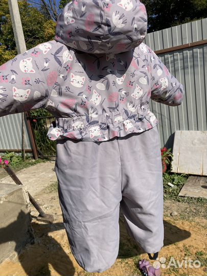 Зимний комбинезон для девочки 80