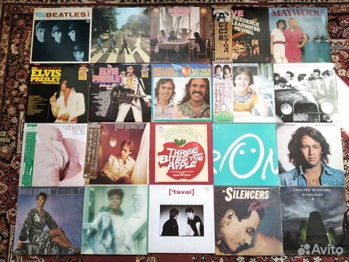 Виниловые пластинки Фирменные и демократы Rock-Pop