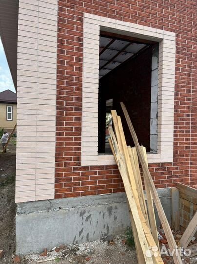 Кирпич 1 нф баварская кладка графит руст