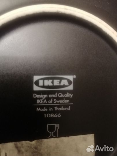 Кружка гигант с блюдцем IKEA