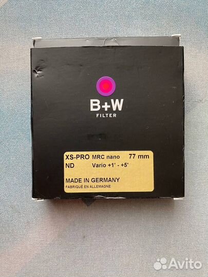 B+w xs-pro mrc nano 77mm