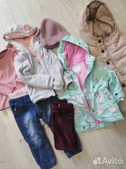 Вещи пакетом для девочки 80-86 осень/весна