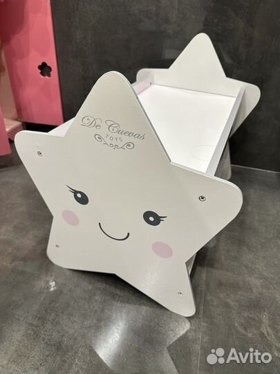 Деревянная кровать для кукол