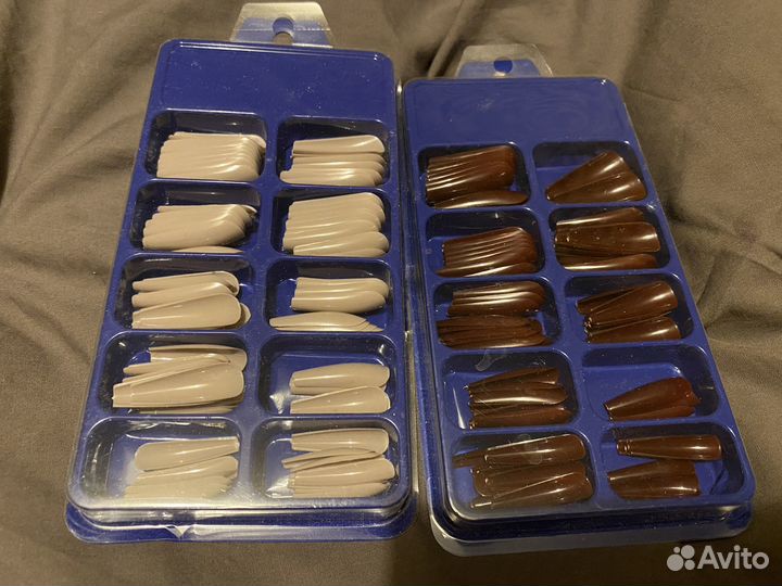 Типсы для наращивания/моделирования ногтей цветные