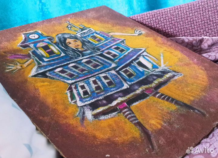 Картина постер акрилом для интерьера