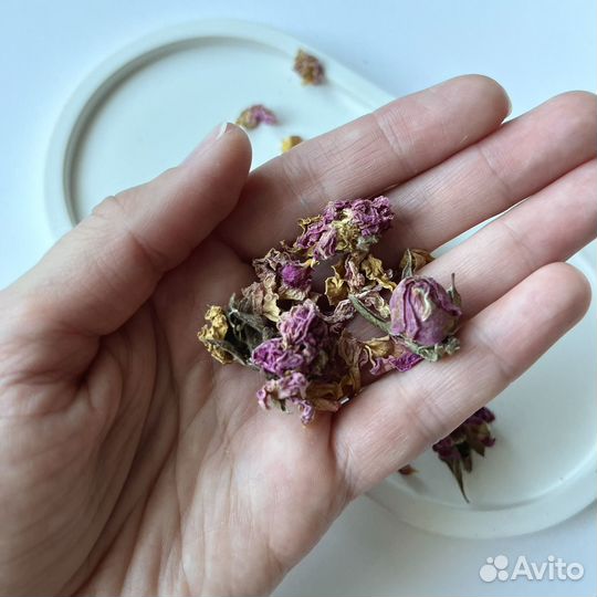 Чайная роза сушеная (цветы, лепестки) 15 гр