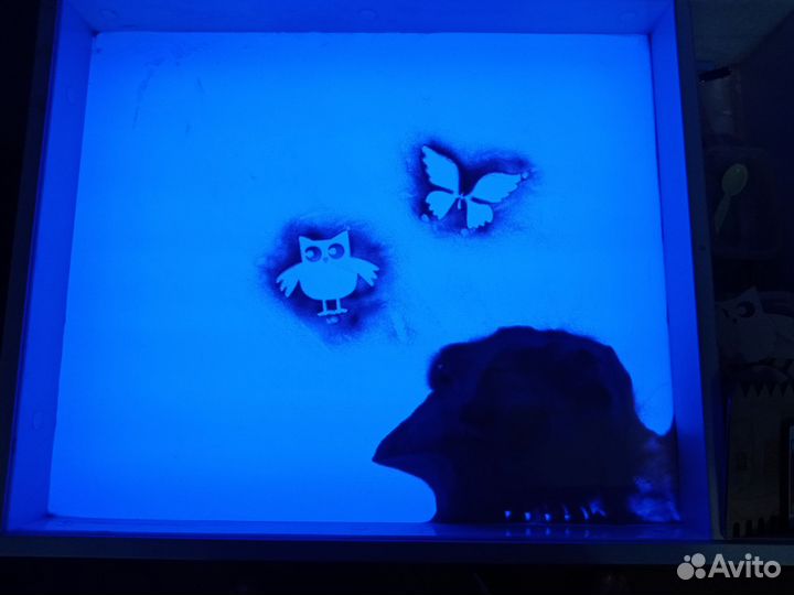 Световой стол песочница с крышкой