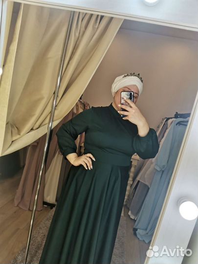 Платье на никах (весь образ) 56 размер