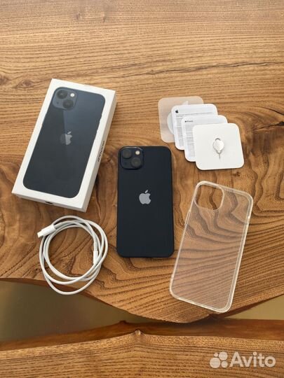 Телефон iPhone 13 128gb midnight ростест