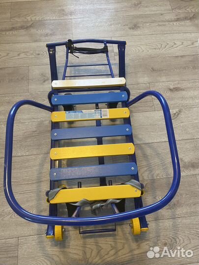 Новые санки на колесах