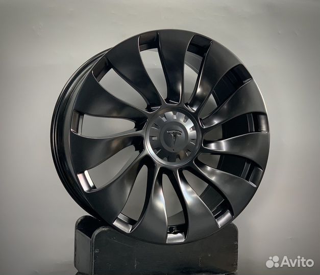 Литые Диски R20 Tesla Y черные матовые