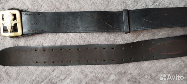 Ремень вдв с прорезной бляхой