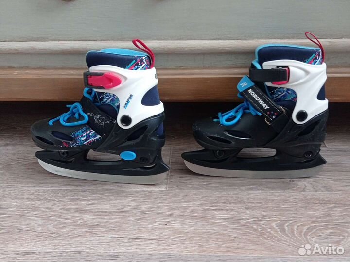 Коньки детские раздвижные nordway 30 33