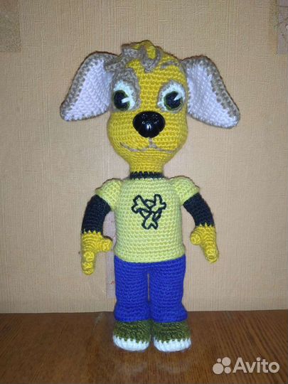 Игрушка собака. Пëс. Ручная работа