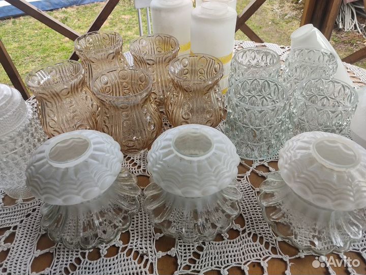 Плафоны для ламп и люстр СССР