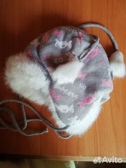 Зимняя шапка детская размер 46