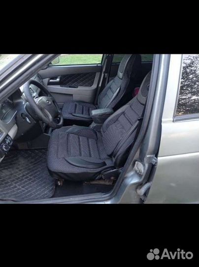 Чехлы ваз 2107 серый люкс