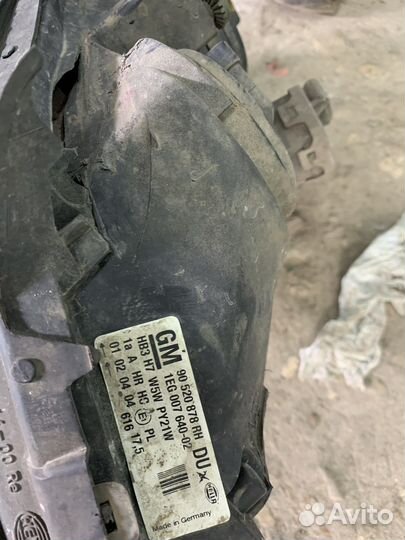 Фара передняя Opel Astra G