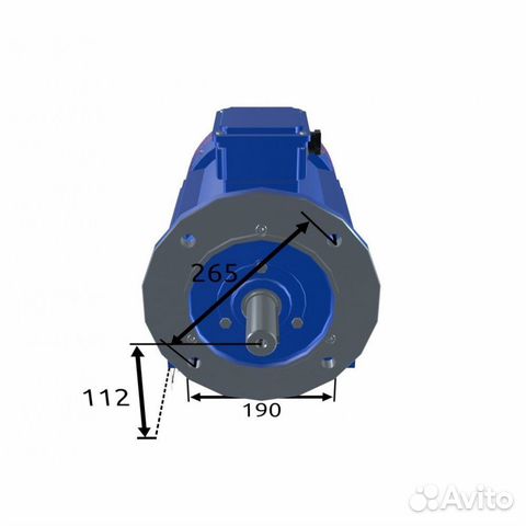 Электродвигатель аир 112М4 (5,5кВт/1500об.мин)