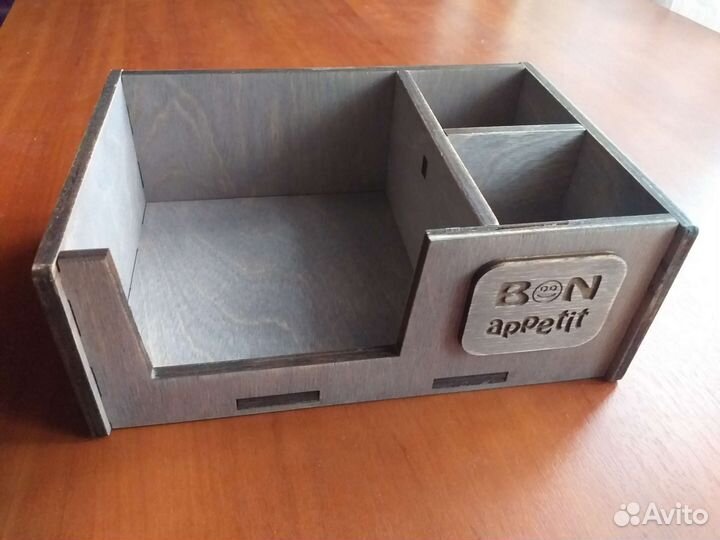 Салфетница деревянная интерьерная