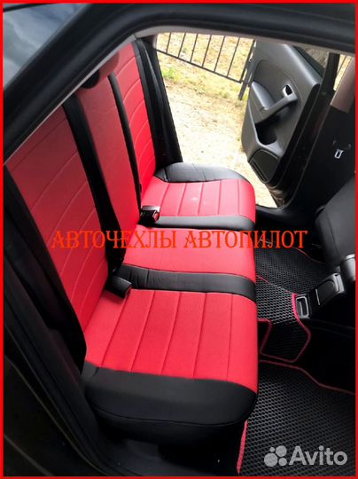 Чехлы Автопилот Volkswagen Polo 2 из экокожи