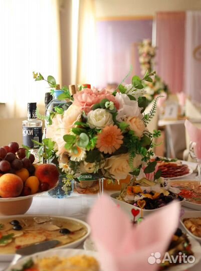 Цветочная композиция на стол