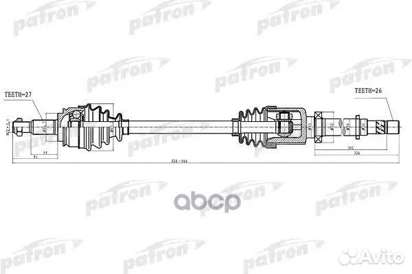 Полуось прав Renault: Kangoo 1.6/1.6 16V/1.5dCi