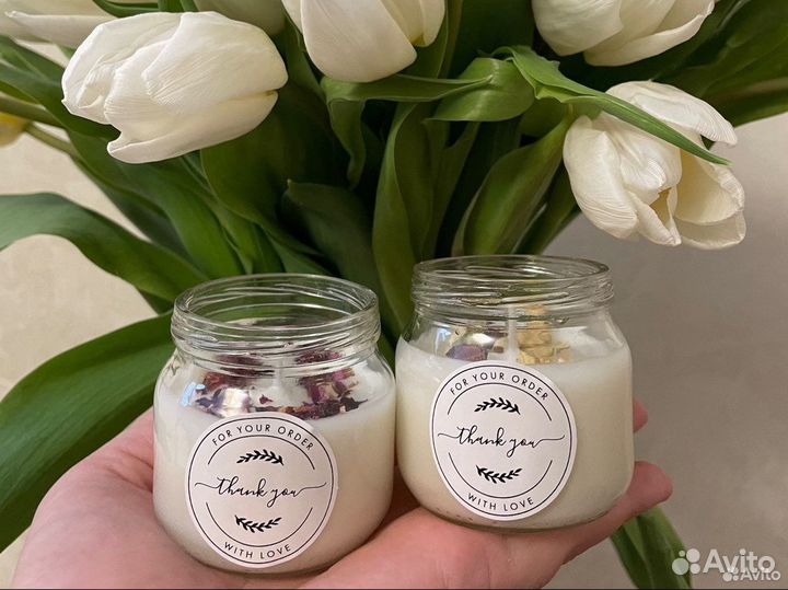 Натуральные соевые свечи