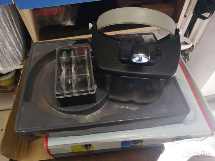 Очки лупа с подсветкой