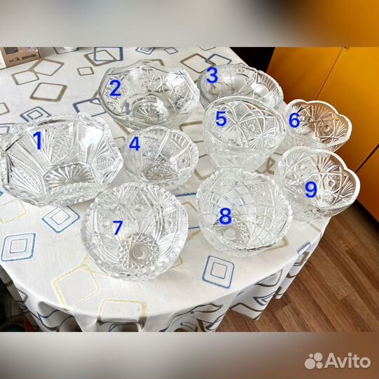 Ваза хрустальная СССР