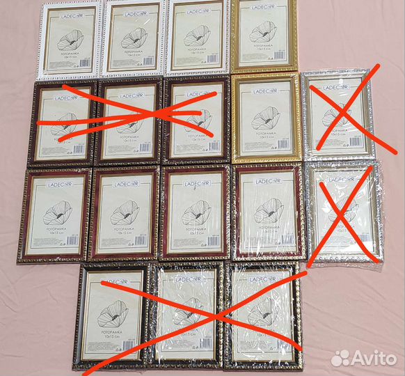 Рамки для фото 10х15, 13х18 - много