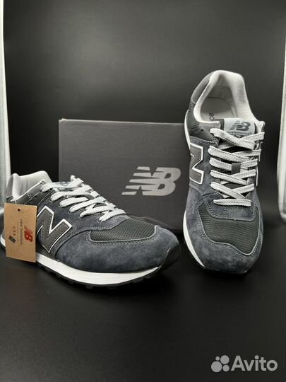 Кроссовки New Balance 574 Grey Серые