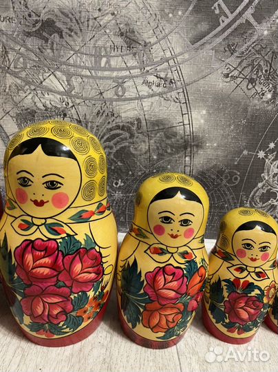 Матрешка СССР большая