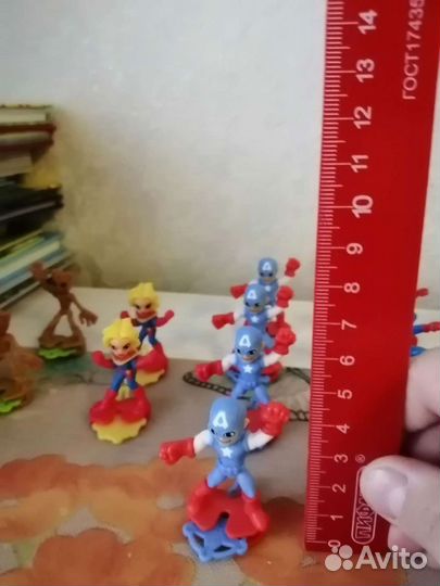 Фигурки марвел мстители киндер -сюрприз