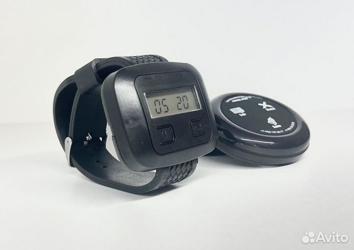 Кнпока вызова официанта модель Ультра и часы