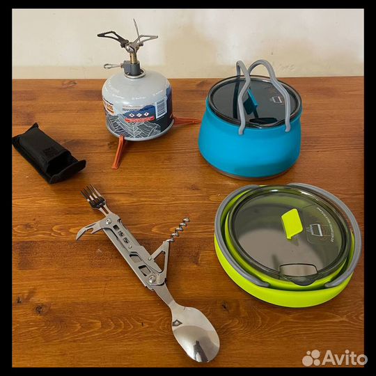 Кастрюля/ чайник складной (силикон, нержавейка)