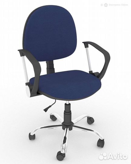 Кресло офисное Метро new рс900 хром плюс