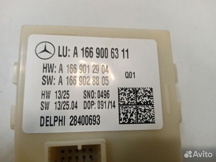 Блок управления дверями Mercedes-Benz M-Class ML W