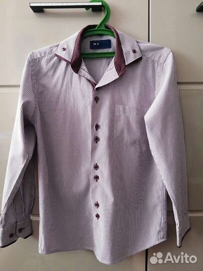 Рубашки разные, брюки школьные, обмен