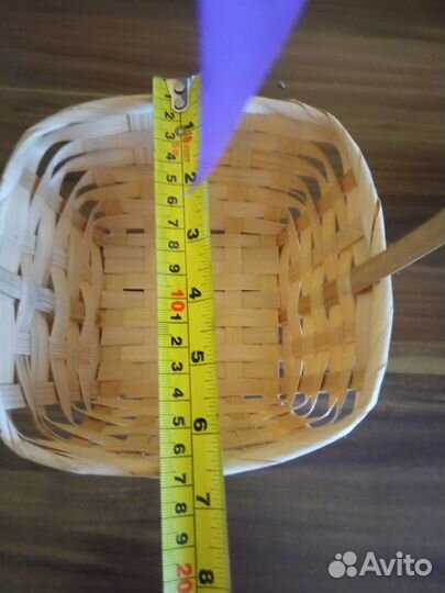 Корзиночка соломенная