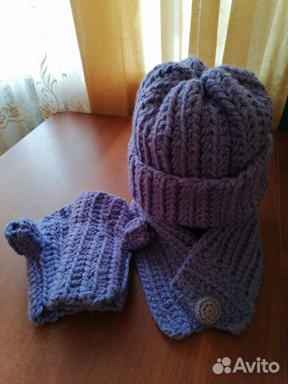 Шапка вязанная женская