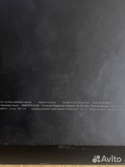 Ноутбук hp pavilion 15