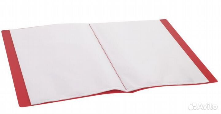 Папка пласт с 40к Brauberg Contract 0,7 мм красн